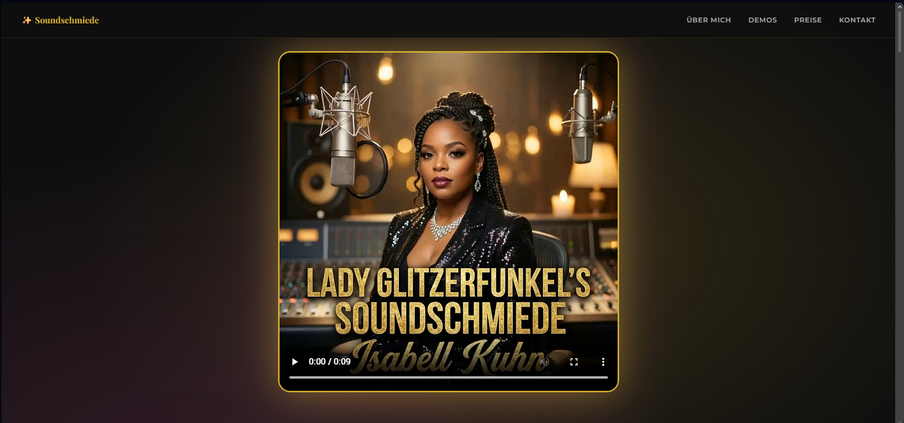 Lady Glitzerfunke KI-Kreativprojekt